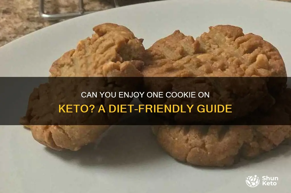 can i have one cookie on keto