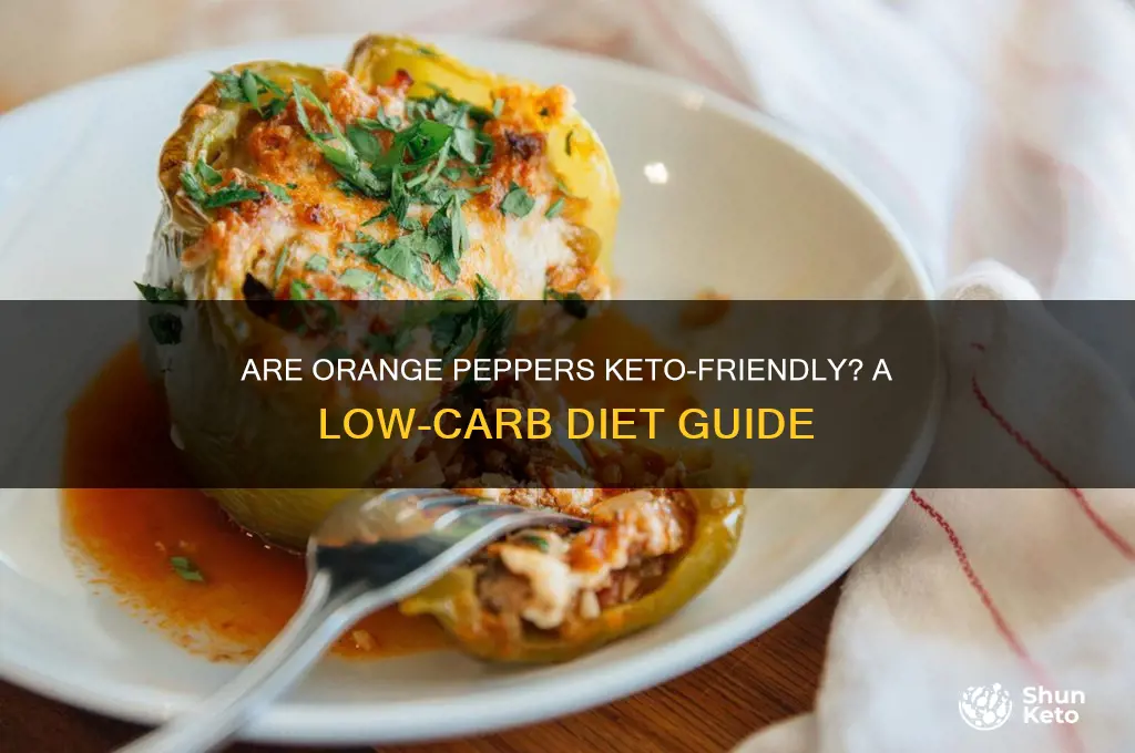 can i have orange peppers on keto