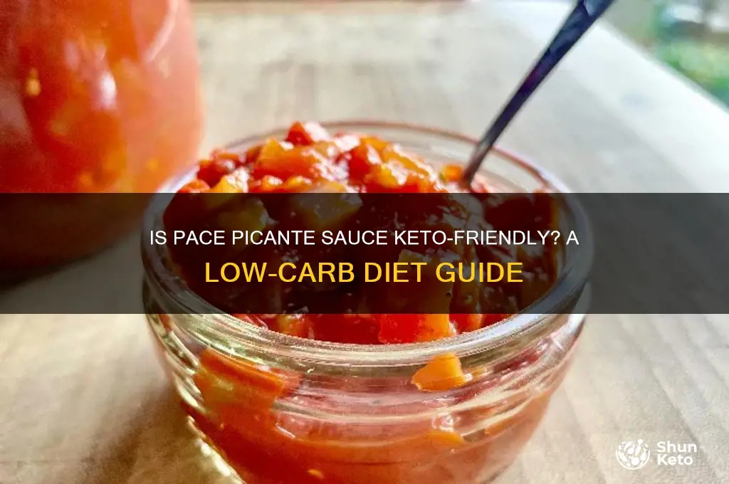 can i have pace picante sauce on keto