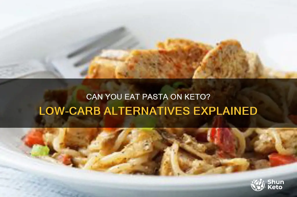 can i have pasta on keto