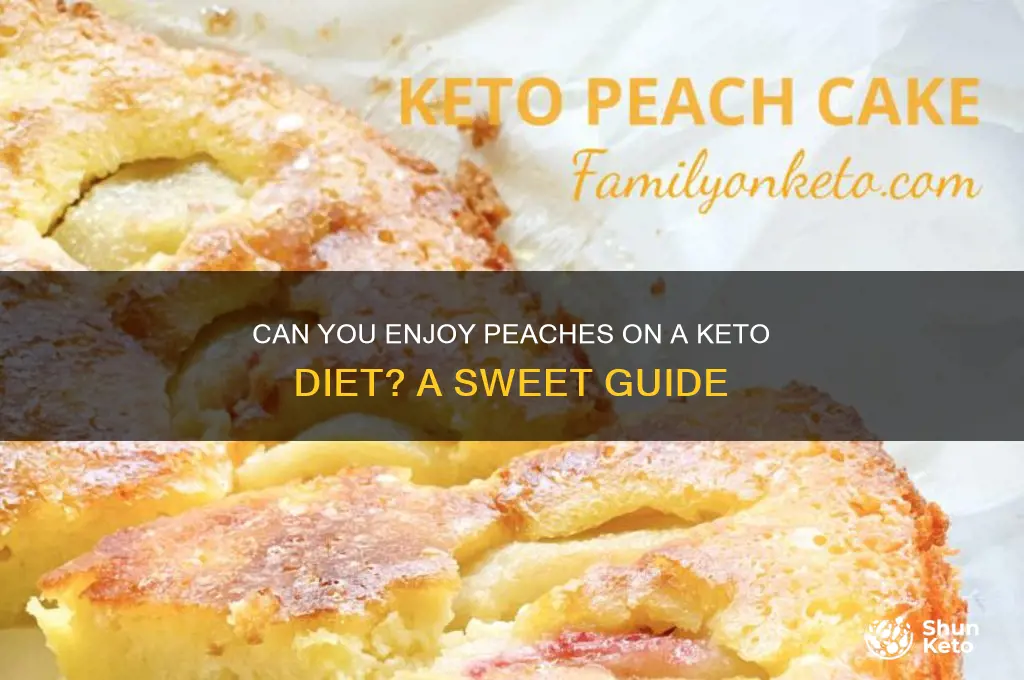 can i have peaches on keto diet