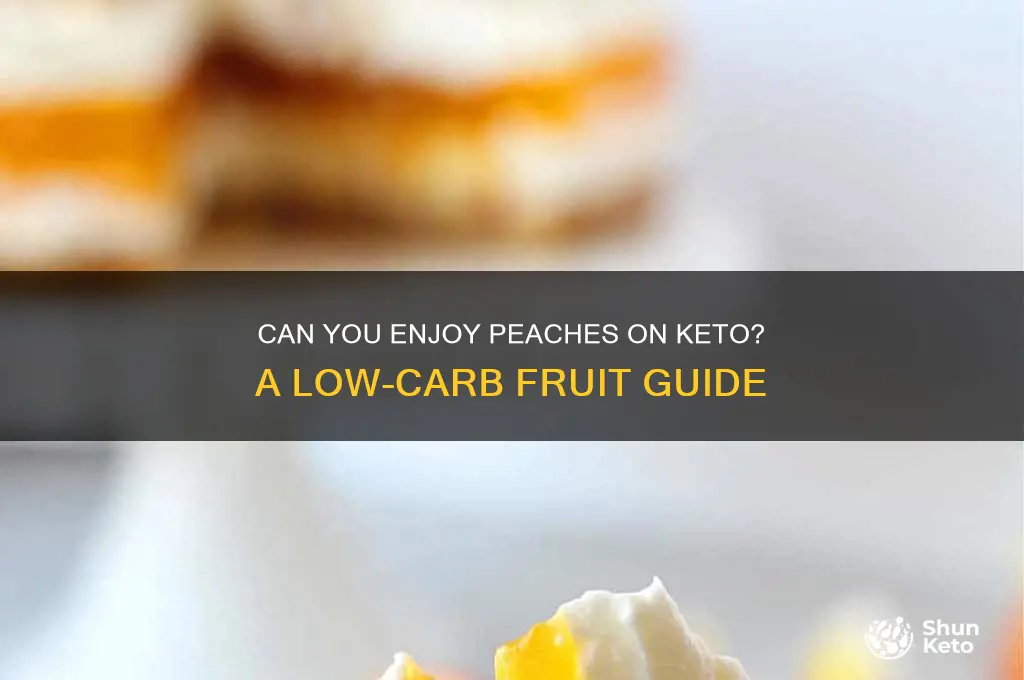 can i have peaches on keto
