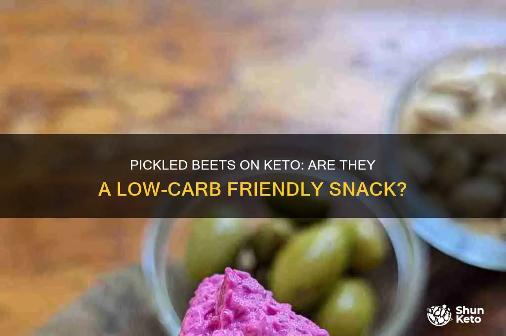 can i have pickled beets on keto