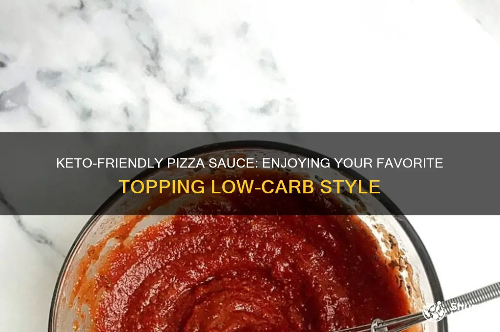 can i have pizza sauce on keto diet
