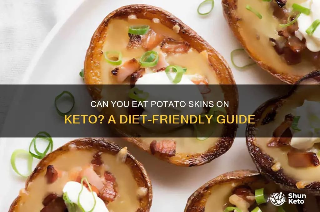 can i have potato skin on keto diet