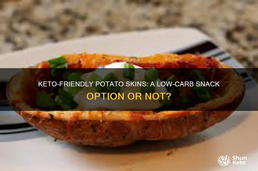 can i have potato skins on keto