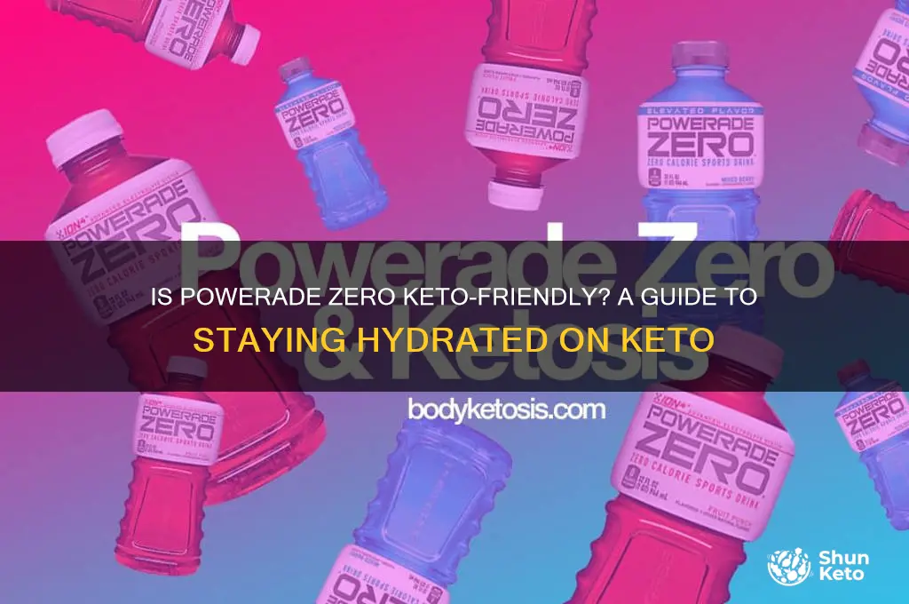 can i have powerade zero on the keto diet