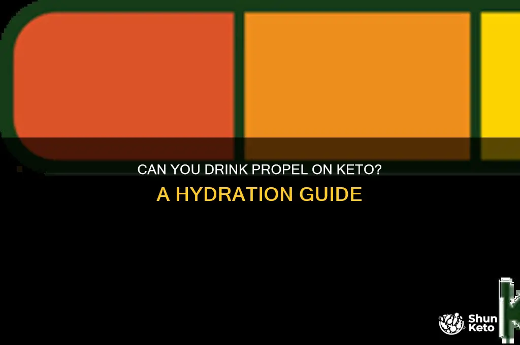 can i have propel on keto
