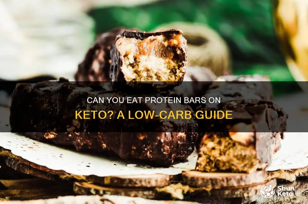 can i have protein bars on keto