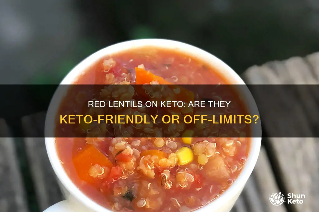 can i have red lentils on keto