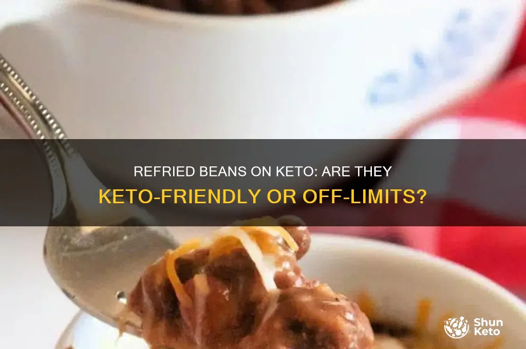 can i have refried beans on keto