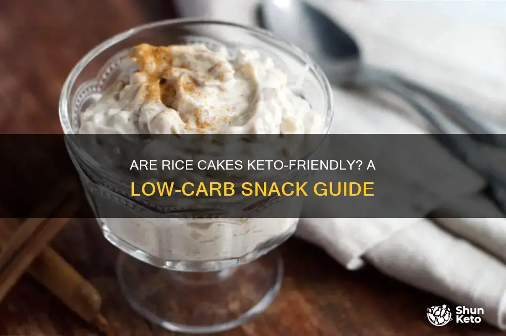 can i have rice cakes on keto