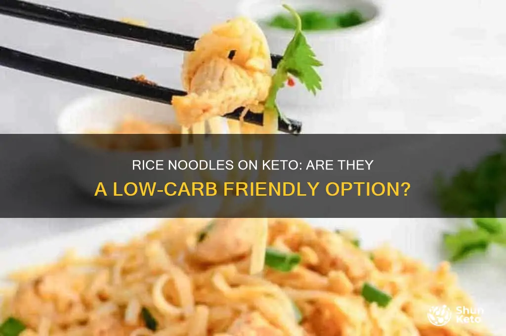 can i have rice noodles on keto