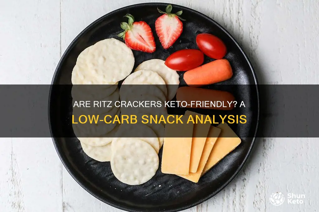 can i have ritz crackers on keto