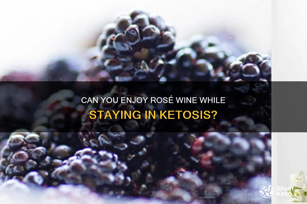 can i have rose wine on keto