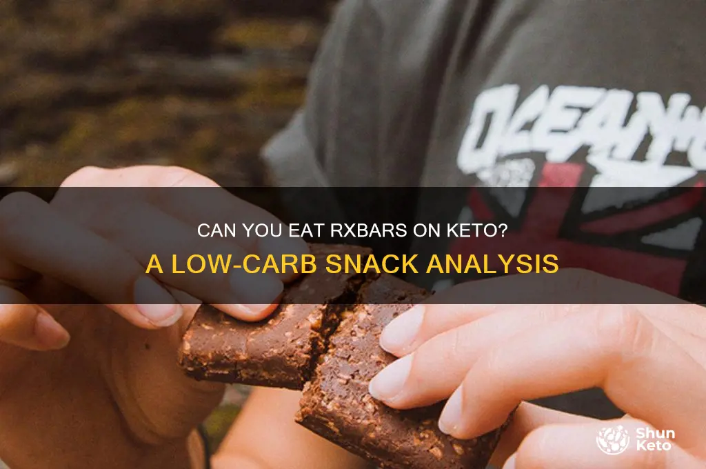 can i have rx bars on keto
