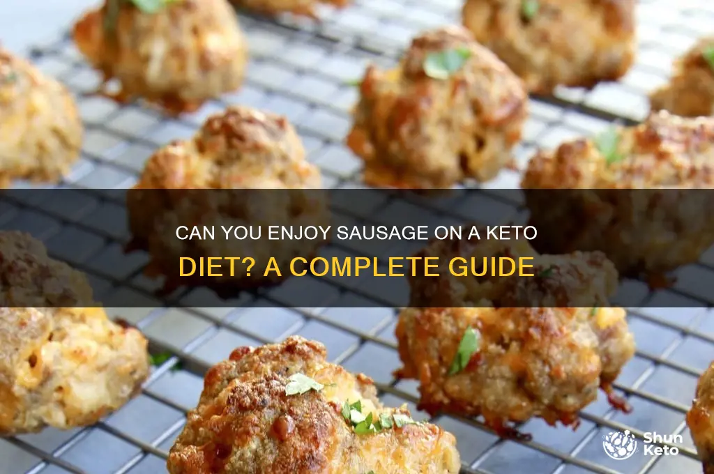 can i have sausage on keto diet