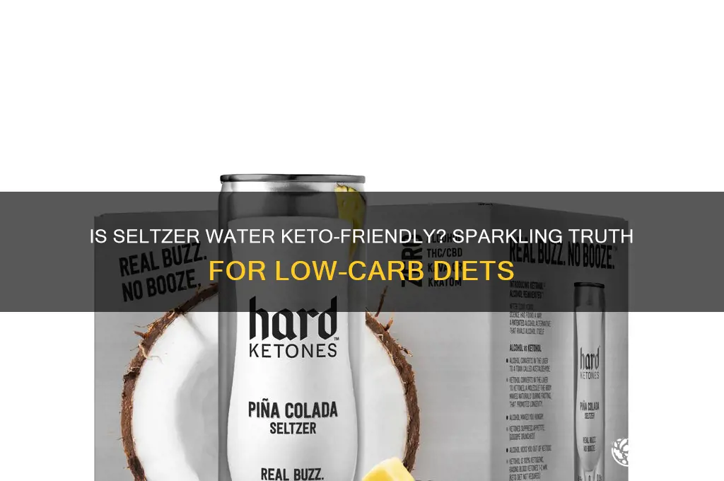 can i have seltzer water on keto
