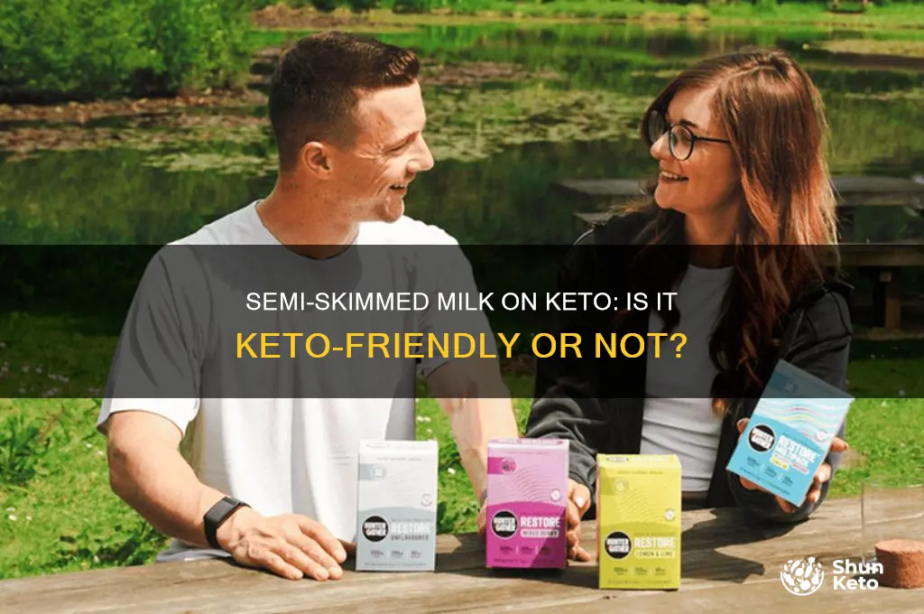 can i have semi skimmed milk on keto