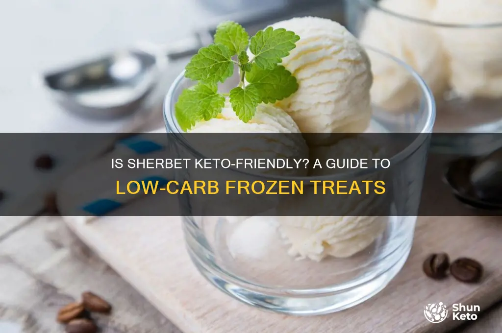 can i have sherbet on keto