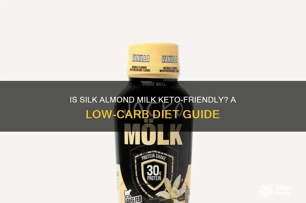 can i have silk almond milk on keto