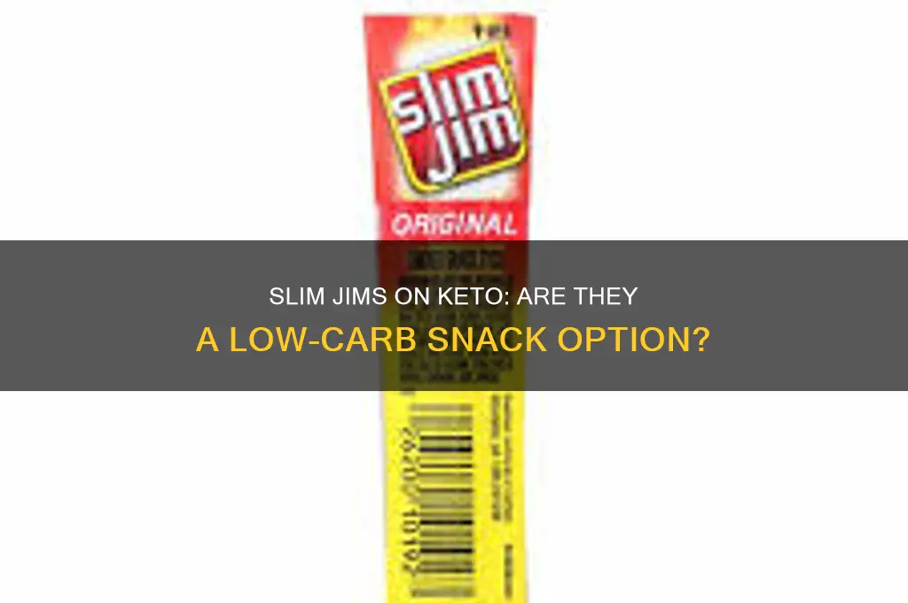 can i have slim jims on keto diet