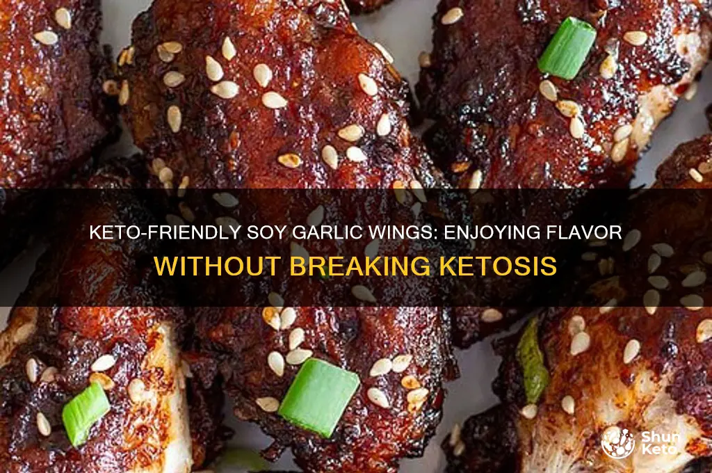 can i have soy garlic wings on keto