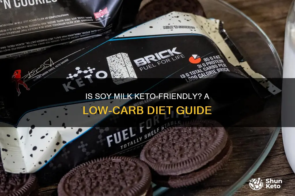 can i have soy milk on keto diet