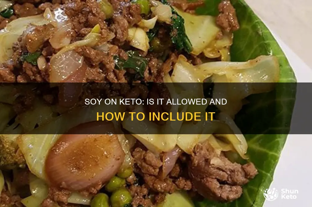can i have soy on keto