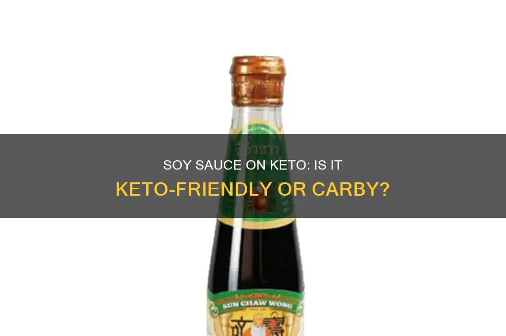 can i have soy sauce on keto diet