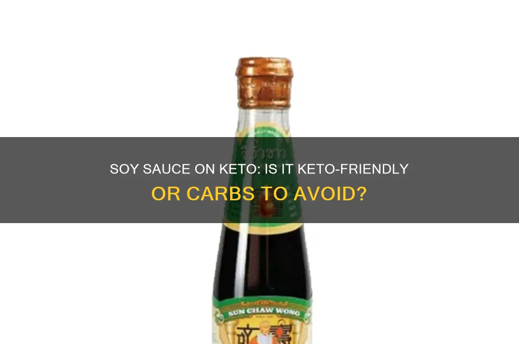 can i have soy sauce on keto