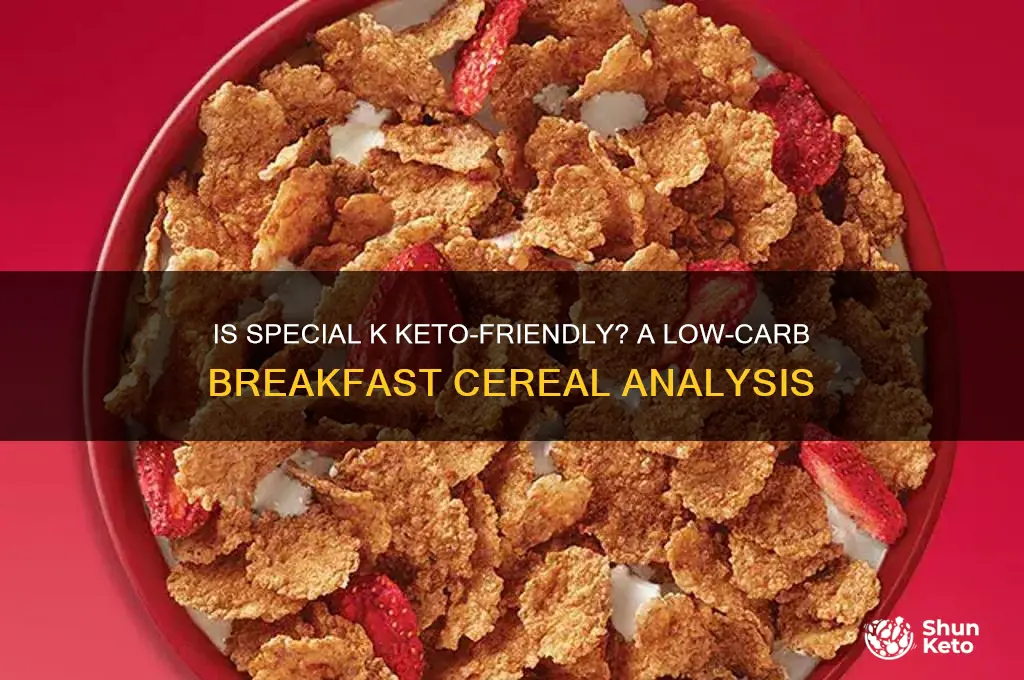 can i have special k on keto