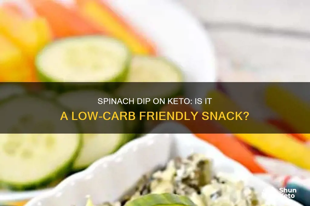 can i have spinach dip on keto diet