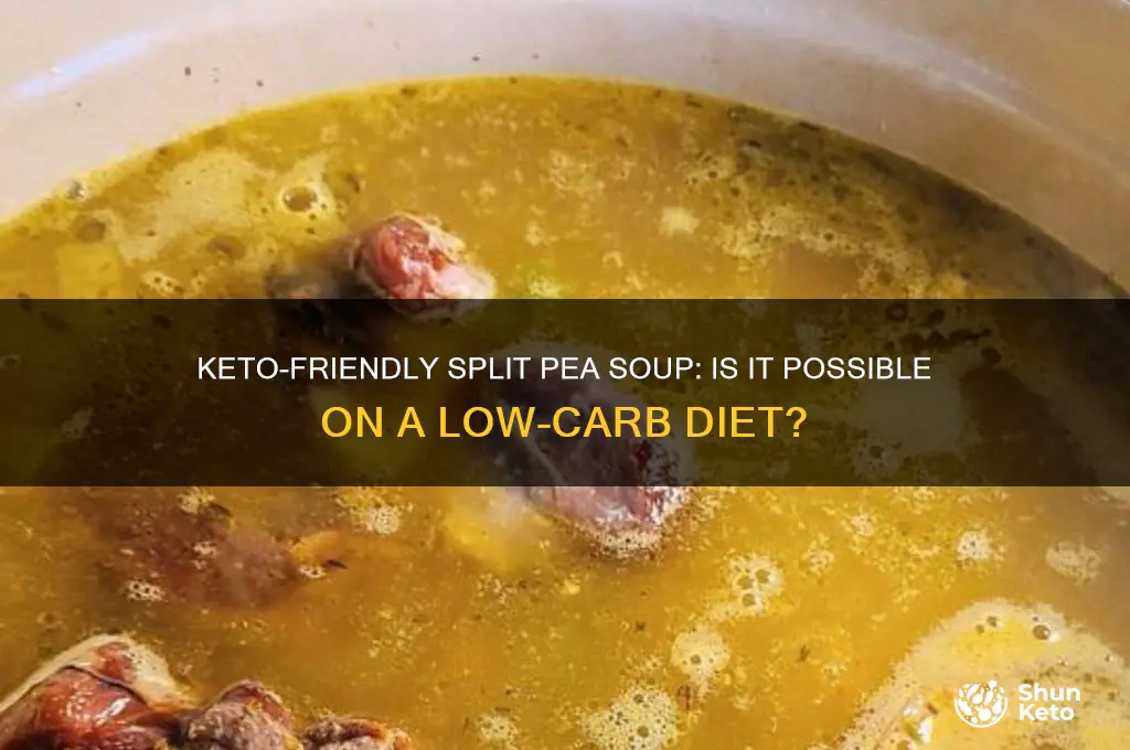 can i have split pea soup on keto diet
