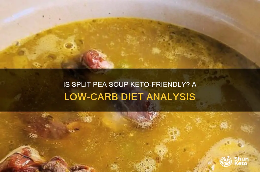 can i have split pea soup on keto