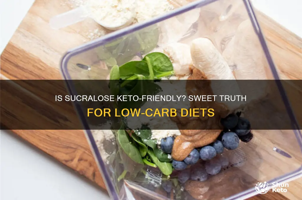 can i have sucralose on keto