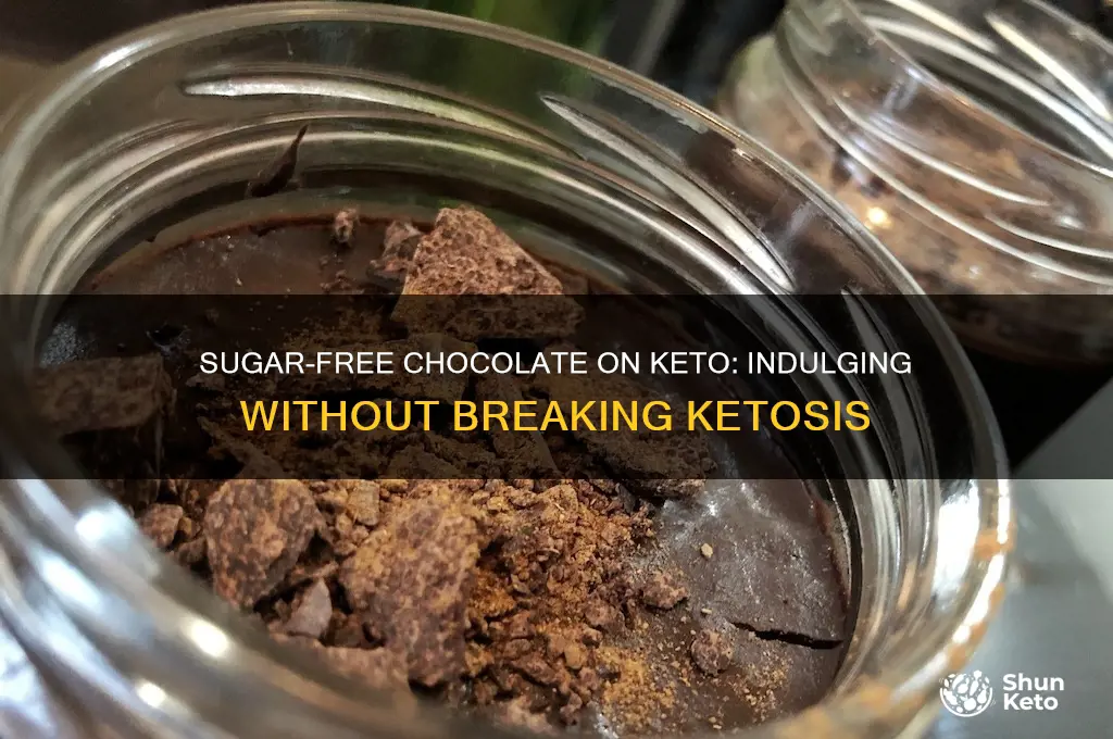 can i have sugar free chocolate on keto