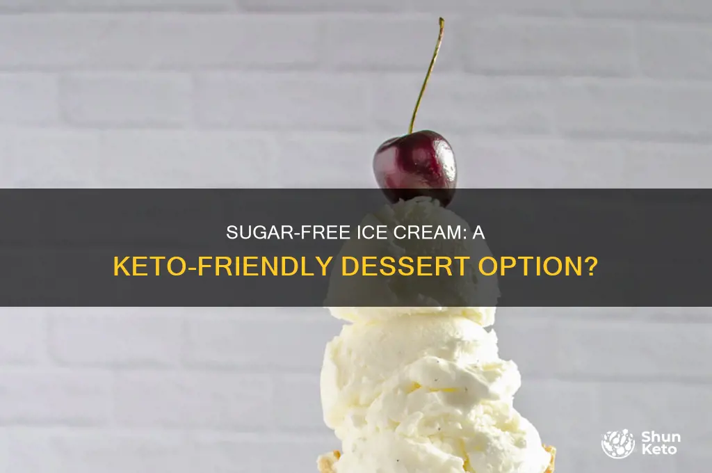 can i have sugar free ice cream on keto diet