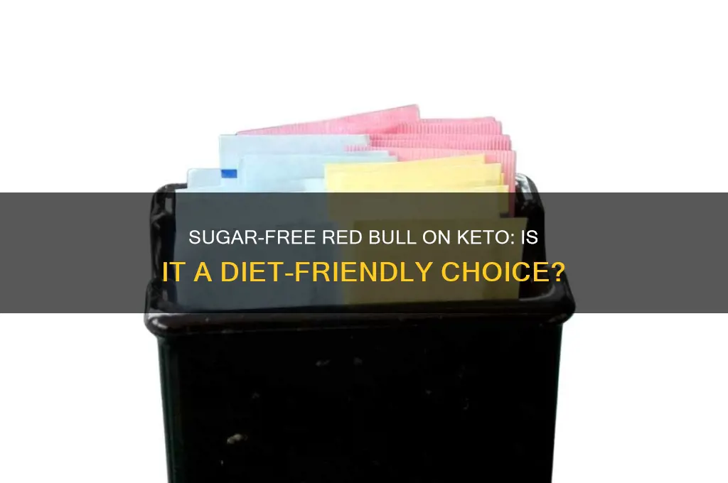 can i have sugar free red bull on keto