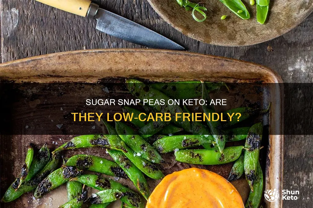can i have sugar snap peas on a keto diet