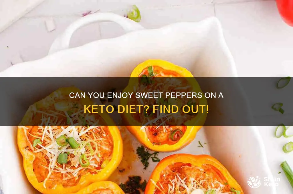 can i have sweet peppers on keto diet