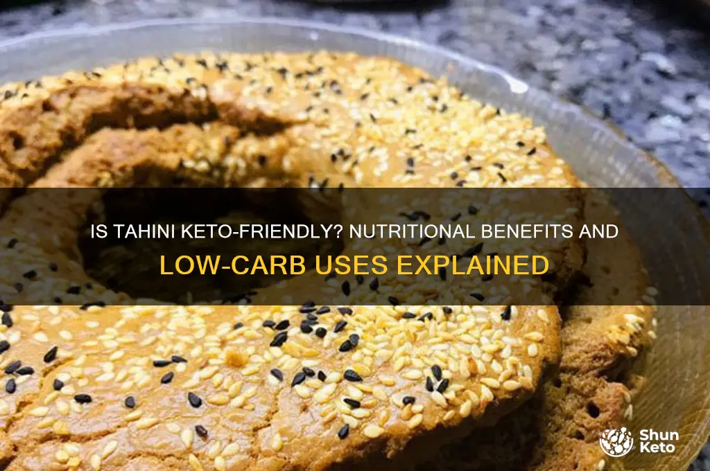 can i have tahini on keto