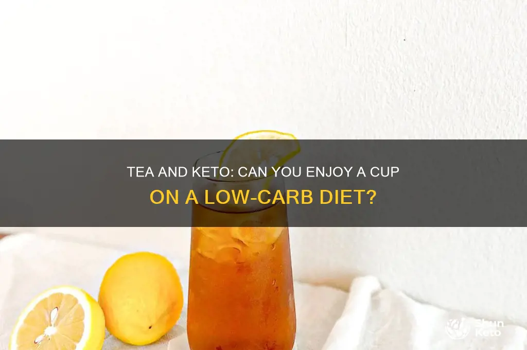 can i have tea on keto diet