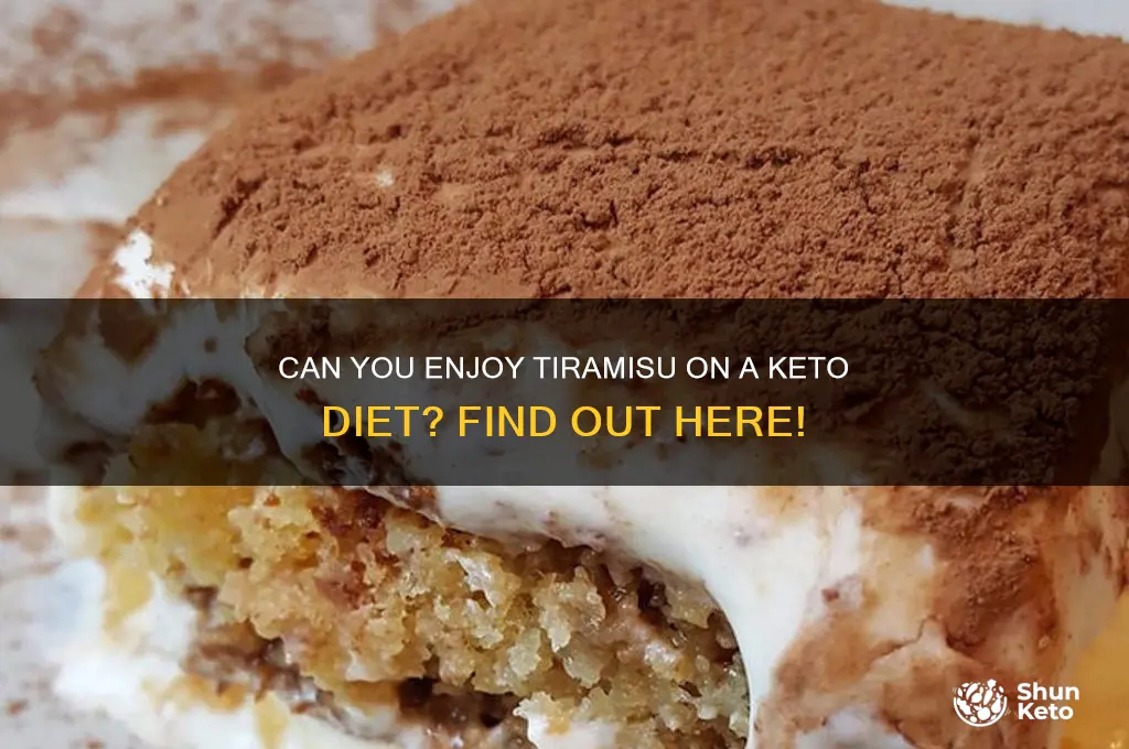 can i have tiramisu om keto