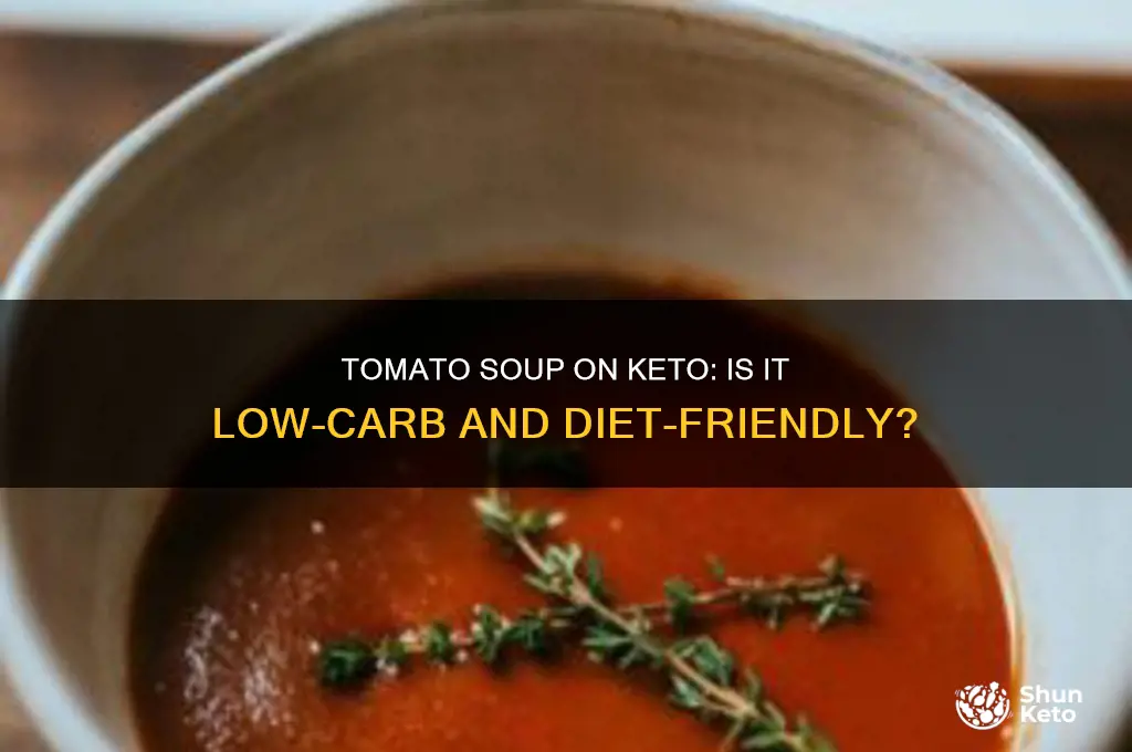 can i have tomato soup on a keto diet