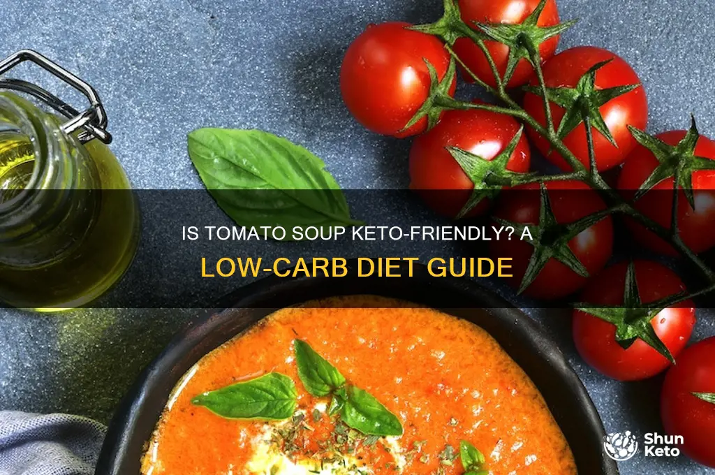 can i have tomato soup on keto