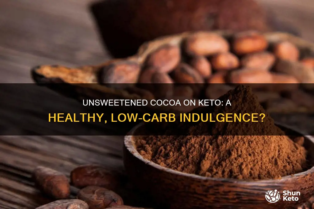 can i have unsweetened cocoa on keto
