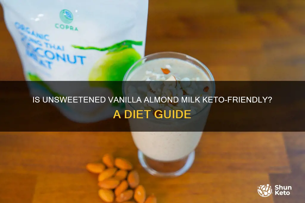 can i have unsweetened vanilla almond milk on keto