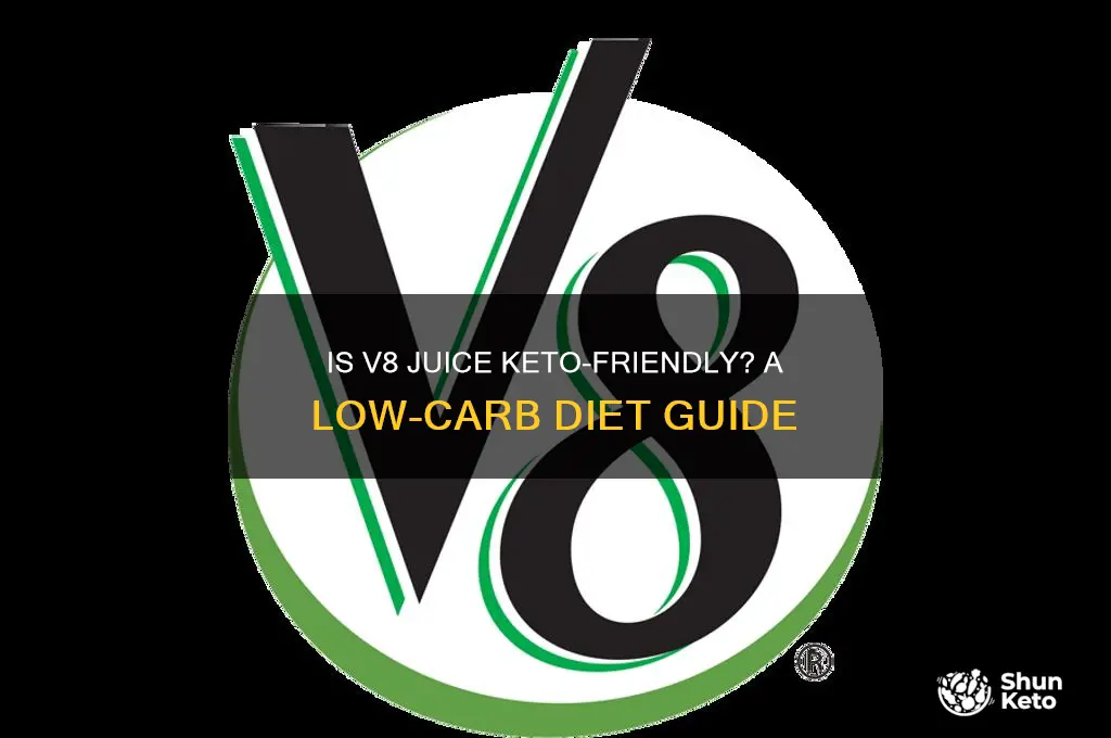 can i have v8 juice on keto diet