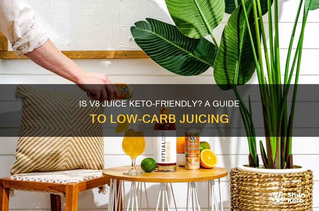 can i have v8 juice on keto